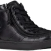 Black To The Floor Leather BILLY Classic Lace Highs