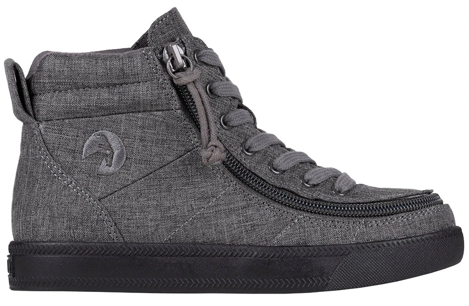 FINAL SALE - Charcoal Jersey BILLY Street High Tops 2 FINAL SALE - Charcoal Jersey BILLY Street High Tops - Image 2