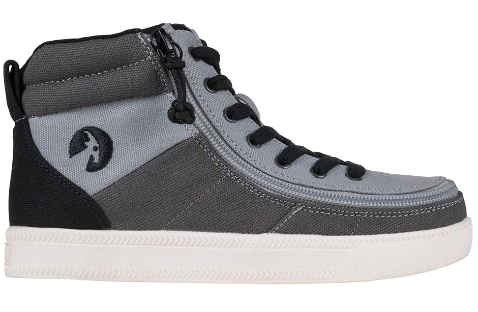 Grey Colorblock BILLY Street High Tops 2 Grey Colorblock BILLY Street High Tops - Image 2