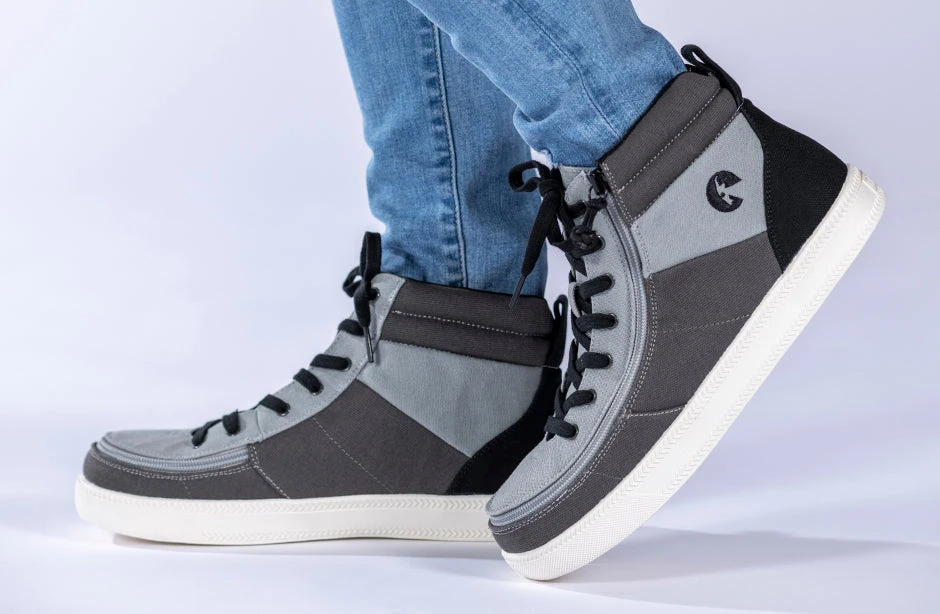 Grey Colorblock BILLY Street High Tops 6 Grey Colorblock BILLY Street High Tops - Image 6