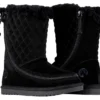 FINAL SALE - Black BILLY Cozy Quilt Lux Boots
