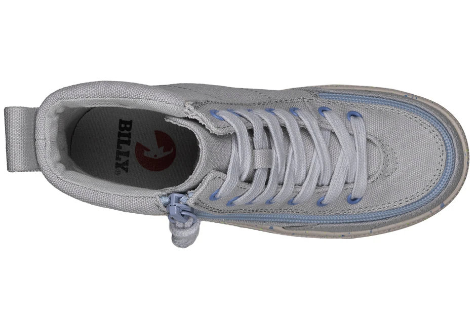 FINAL SALE - Grey/Blue Speckle BILLY Classic Lace High Tops 3 FINAL SALE - Grey/Blue Speckle BILLY Classic Lace High Tops - Image 3