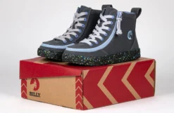 FINAL SALE - Charcoal/Blue Speckle BILLY Classic Lace High Tops -Style Step Shoes Shop BK22100 021 studio 1 940x614 6ae67c9f 737c 4016 9dd5 18ad76a4ff63