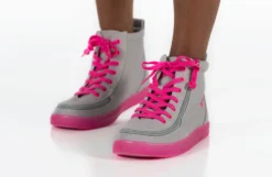 FINAL SALE - Grey/Pink BILLY Classic Lace High Tops 19 FINAL SALE - Grey/Pink BILLY Classic Lace High Tops -Style Step Shoes Shop BK22100 050 studio standing 2 940x614 6c0d9381 36f8 4b6b 8691 ea740aab8f4e