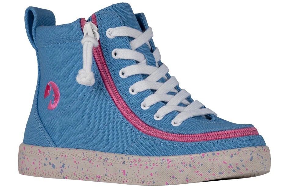 FINAL SALE - Blue/Pink Speckle BILLY Classic Lace High Tops 1 FINAL SALE - Blue/Pink Speckle BILLY Classic Lace High Tops