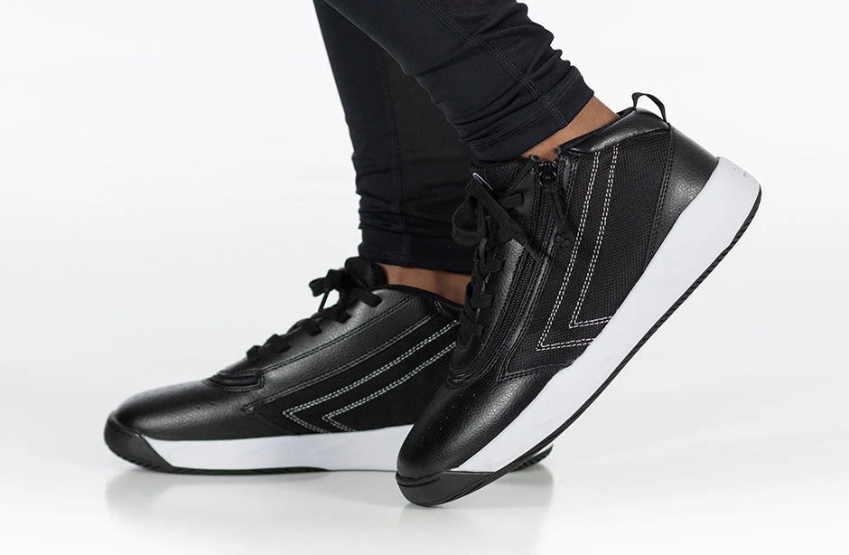 FINAL SALE - Black/White BILLY Sport Hoop Athletic Sneakers 9 FINAL SALE - Black/White BILLY Sport Hoop Athletic Sneakers - Image 9