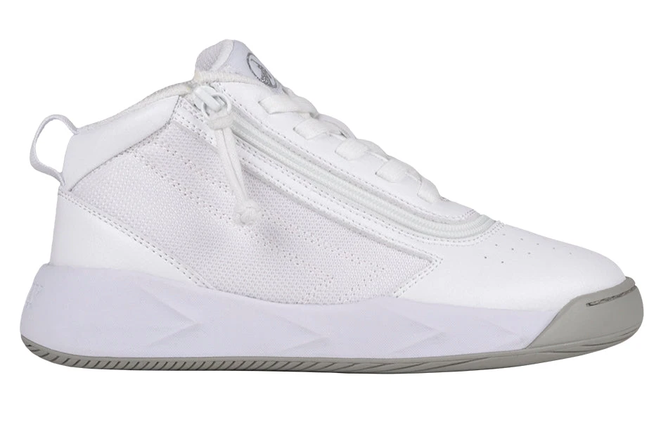 FINAL SALE - White BILLY Sport Hoop Athletic Sneakers 2 FINAL SALE - White BILLY Sport Hoop Athletic Sneakers - Image 2