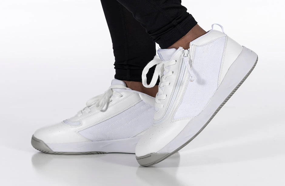 FINAL SALE - White BILLY Sport Hoop Athletic Sneakers 9 FINAL SALE - White BILLY Sport Hoop Athletic Sneakers - Image 9