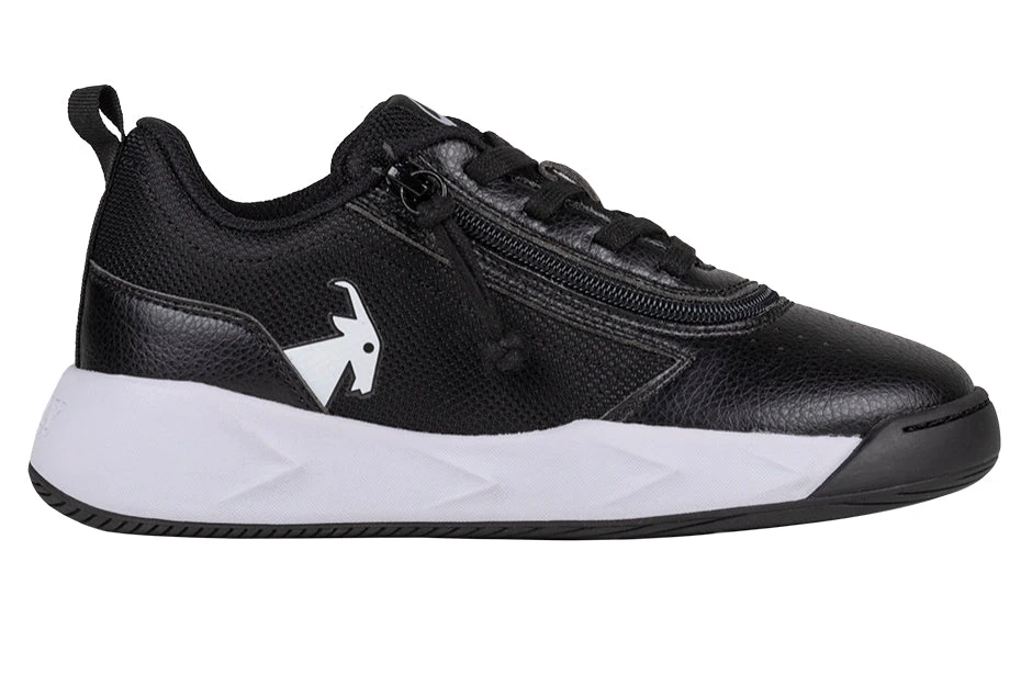 FINAL SALE - Black/White BILLY Sport Court Athletic Sneakers 2 FINAL SALE - Black/White BILLY Sport Court Athletic Sneakers - Image 2