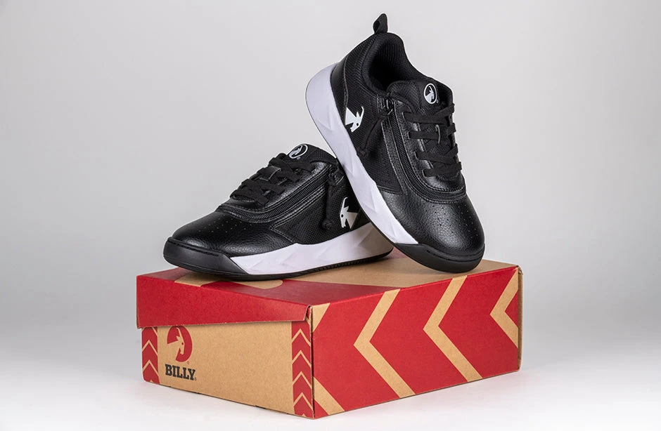 FINAL SALE - Black/White BILLY Sport Court Athletic Sneakers 8 FINAL SALE - Black/White BILLY Sport Court Athletic Sneakers - Image 8