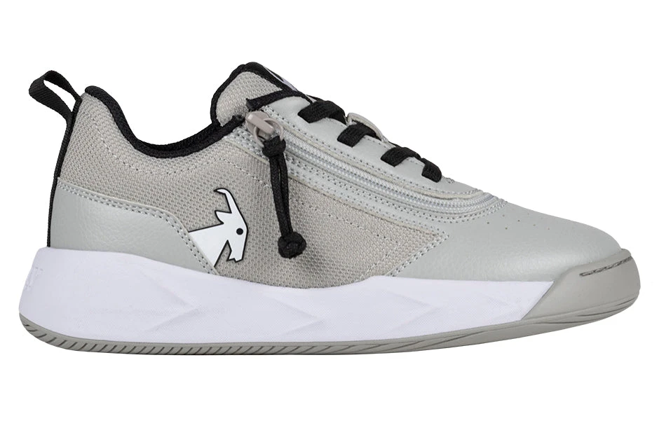 FINAL SALE - Grey/Black BILLY Sport Court Athletic Sneakers 2 FINAL SALE - Grey/Black BILLY Sport Court Athletic Sneakers - Image 2