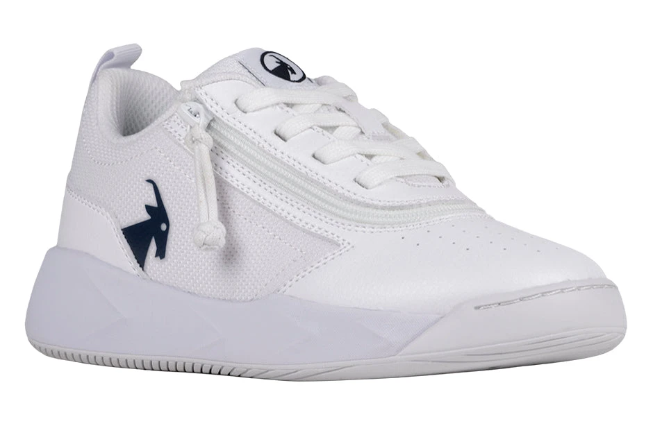 FINAL SALE - White/Navy BILLY Sport Court Athletic Sneakers 1 FINAL SALE - White/Navy BILLY Sport Court Athletic Sneakers