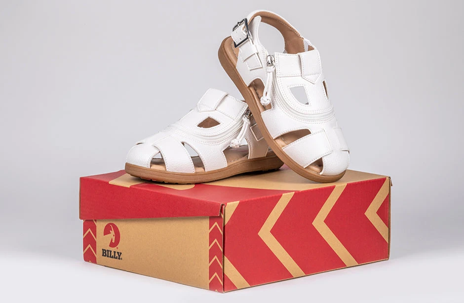 FINAL SALE - White BILLY Sandals 8 FINAL SALE - White BILLY Sandals - Image 8