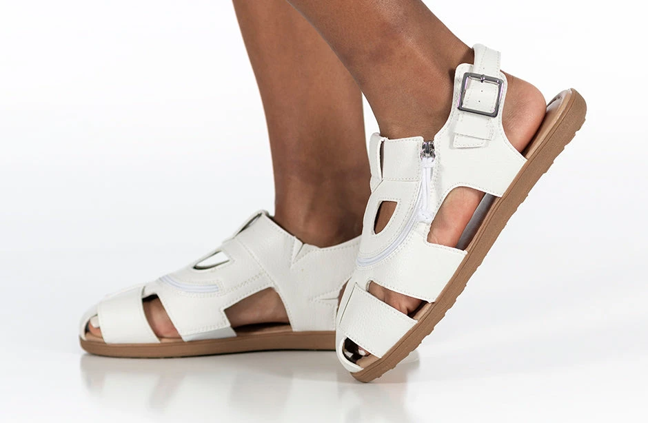 FINAL SALE - White BILLY Sandals 9 FINAL SALE - White BILLY Sandals - Image 9