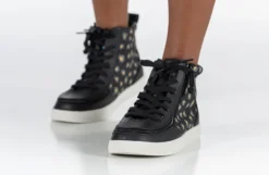 Black Daisy BILLY Classic Lace High Tops -Style Step Shoes Shop BK22300 002 studio standing 2 940x614 7faf5027 3f1a 4efc 9085 47c409742837