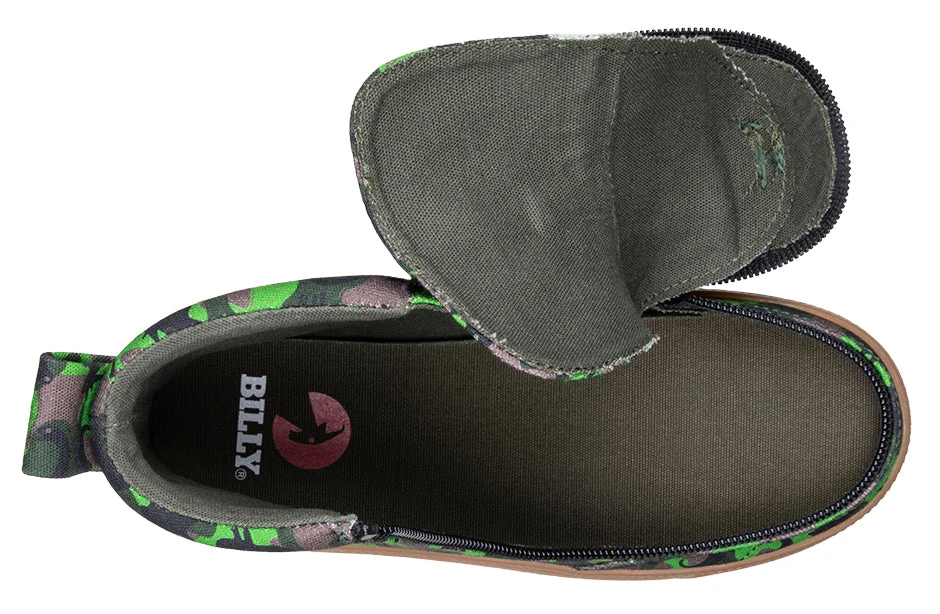 FINAL SALE - Green Dino BILLY Classic Lace High Tops 5 FINAL SALE - Green Dino BILLY Classic Lace High Tops - Image 5