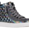 Graphite Rainbow BILLY Classic Quilt High Tops