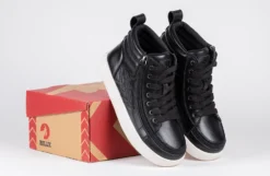 Black Leather BILLY Ten9 CS Sneaker High Tops -Style Step Shoes Shop BK22442 002 on box 2 940x614 3b57bbbc b887 453c ab9a 56de2e4a1f4f