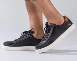 FINAL SALE - Men's Black BILLY Low Sneakers -Style Step Shoes Shop BM20003 001 Studio1 880x704 1