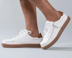 FINAL SALE - Men's White BILLY Low Sneakers 13 FINAL SALE - Men's White BILLY Low Sneakers -Style Step Shoes Shop BM20003 100 Studio1 880x704 1