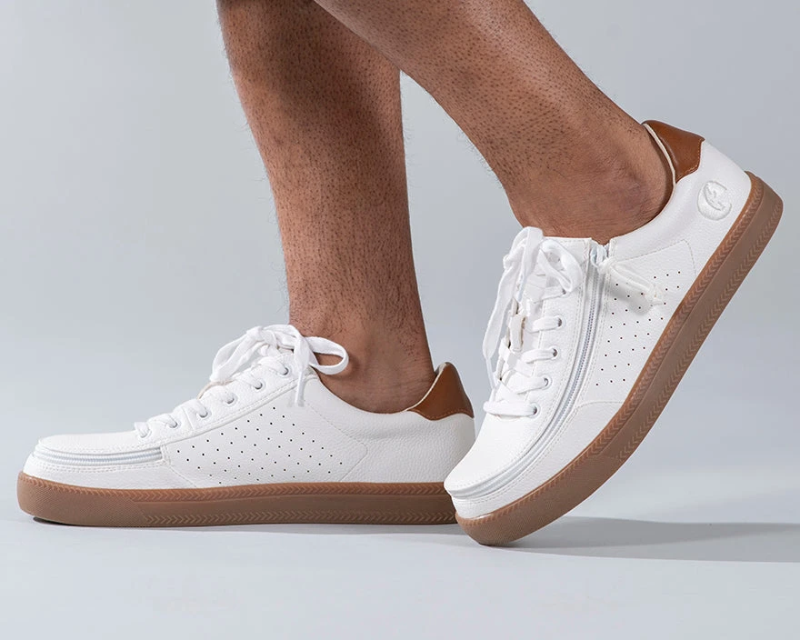 FINAL SALE - Men's White BILLY Low Sneakers 6 FINAL SALE - Men's White BILLY Low Sneakers - Image 6