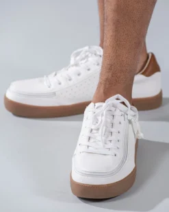FINAL SALE - Men's White BILLY Low Sneakers 14 FINAL SALE - Men's White BILLY Low Sneakers -Style Step Shoes Shop BM20003 100 Studio2 704x880 1