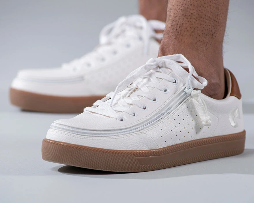 FINAL SALE - Men's White BILLY Low Sneakers 8 FINAL SALE - Men's White BILLY Low Sneakers - Image 8