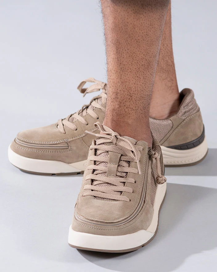 FINAL SALE - Men's Tan Suede/Mesh BILLY Comfort Classic Lows 9 FINAL SALE - Men's Tan Suede/Mesh BILLY Comfort Classic Lows - Image 9
