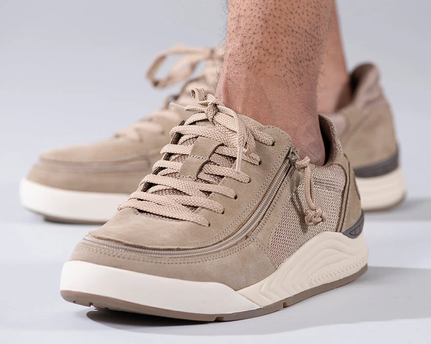 FINAL SALE - Men's Tan Suede/Mesh BILLY Comfort Classic Lows 10 FINAL SALE - Men's Tan Suede/Mesh BILLY Comfort Classic Lows - Image 10