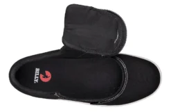 FINAL SALE - Men's Black/White Stitch BILLY Sneaker Low Tops -Style Step Shoes Shop BM22128 002 open 940x614 53f0a2f4 1565 46e5 8c63 c07403b3bd45