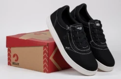 FINAL SALE - Men's Black/White Stitch BILLY Sneaker Low Tops -Style Step Shoes Shop BM22128 002 studio 2 940x614 15adf44c 6a8d 4eca 8ee6 30df6d2f097d