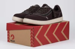 FINAL SALE - Men's Dark Brown/White Stitch BILLY Sneaker Low Tops -Style Step Shoes Shop BM22128 201 studio 1 940x614 def30995 c401 48ca 8388 b6f5a27336a6
