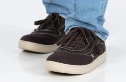 FINAL SALE - Men's Dark Brown/White Stitch BILLY Sneaker Low Tops -Style Step Shoes Shop BM22128 201 studio standing 2 940x614 1bc83b4a 3827 4fd0 9399 55a3e1bf53f2