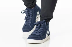 Men's Navy/White BILLY CS Sneaker High Tops -Style Step Shoes Shop BM22342 410 studio standing 2 940x614 982657da 68ae 462a a2a1 2e0df60c4a5a
