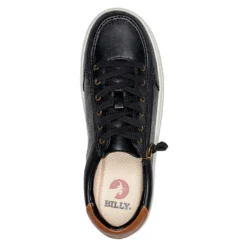 FINAL SALE - Women's Black (Brown Mustache) BILLY Low Sneakers -Style Step Shoes Shop BW20007 002 Top 880x880 8a5ed2fd 050d 4234 9449 68569b50c6fc