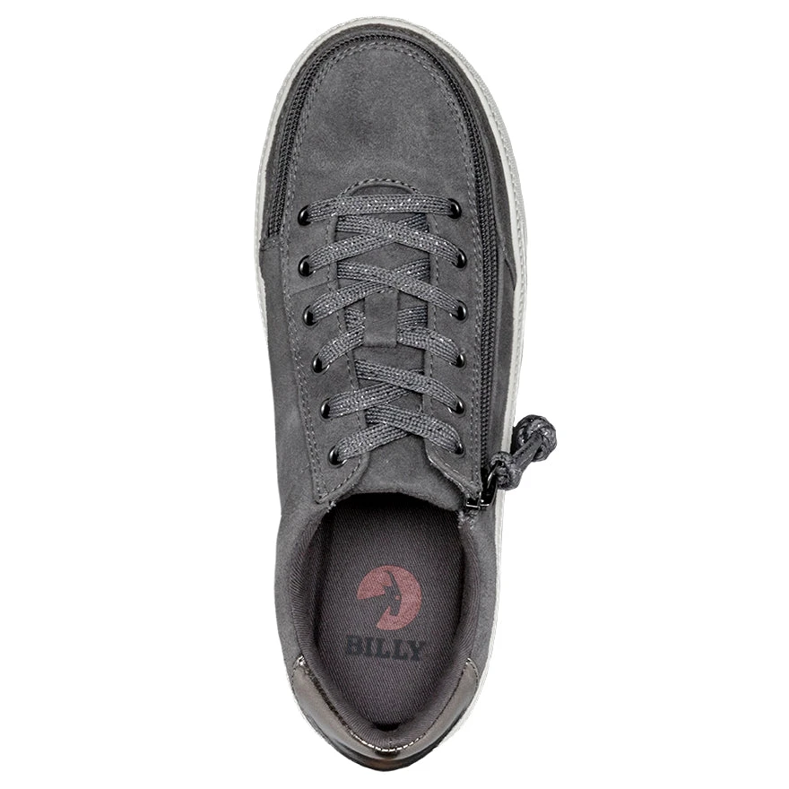 FINAL SALE - Women's Charcoal BILLY Classic Lace Lows 4 FINAL SALE - Women's Charcoal BILLY Classic Lace Lows - Image 4