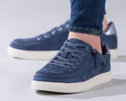 FINAL SALE - Women's Steel Blue BILLY Classic Lace Lows -Style Step Shoes Shop BW20301 400 Studio3 880x704 1
