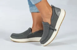 FINAL SALE - Women's Charcoal BILLY Comfort Mocs -Style Step Shoes Shop BW21118 021 studio standing 1 940x614 fadafb9a 2661 42e5 8eb2 f338a8868be2