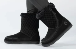 FINAL SALE - Women's Black BILLY Cozy Quilt Lux Boots -Style Step Shoes Shop BW21326 001 studio standing 1 940x614 db00d997 bc81 476a 8acc 81e8ba4f0708