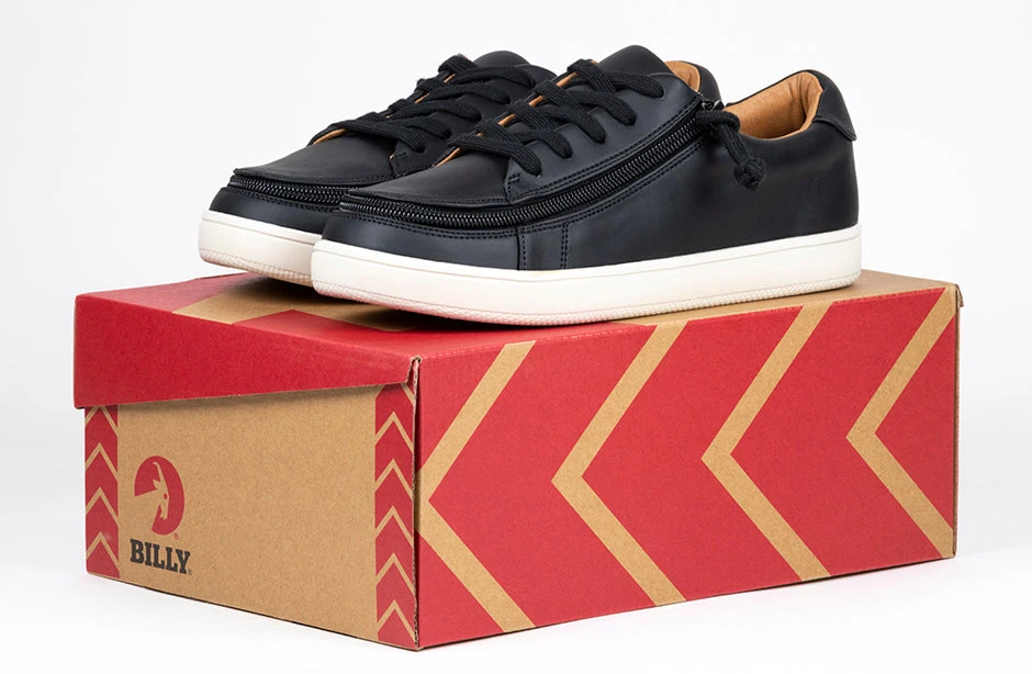 FINAL SALE - Women's Black BILLY Sneaker Low Tops 8 FINAL SALE - Women's Black BILLY Sneaker Low Tops - Image 8