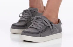 FINAL SALE - Women's Charcoal BILLY Sneaker Low Tops -Style Step Shoes Shop BW21328 021 studio standing 2 940x614 00d2b6f6 f21c 40c6 bf40 a7a35e97409c