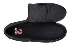 FINAL SALE - Women's Black Canvas BILLY Sneaker Low Tops -Style Step Shoes Shop BW22128 002 open 940x614 32f185ff dc79 4253 b03f 010dd9115999