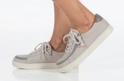 FINAL SALE - Women's Light Grey BILLY Sneaker Low Tops -Style Step Shoes Shop BW22128 051 studio standing 1 940x614 748bb38d 6e63 41e4 9e89 f3651d21e8a0