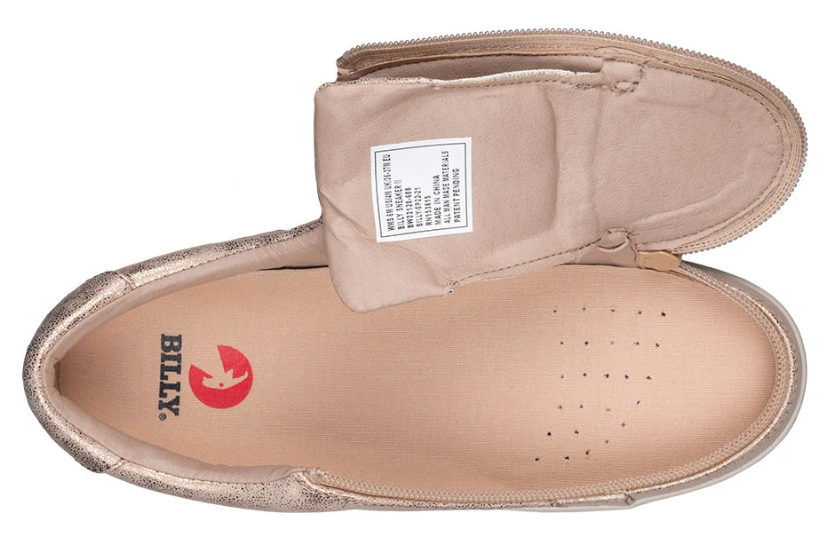 FINAL SALE - Women's Rose Gold BILLY Sneakers 4 FINAL SALE - Women's Rose Gold BILLY Sneakers - Image 4