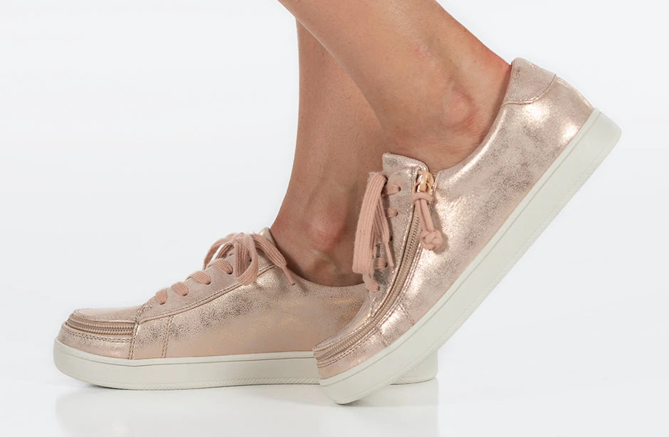 FINAL SALE - Women's Rose Gold BILLY Sneakers 9 FINAL SALE - Women's Rose Gold BILLY Sneakers - Image 9