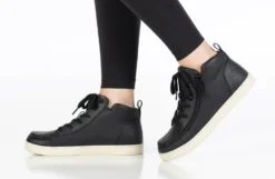 FINAL SALE - Women's Black BILLY Sneaker Lace Mid Tops 18 FINAL SALE - Women's Black BILLY Sneaker Lace Mid Tops -Style Step Shoes Shop BW22135 001 studio standing 1 940x614 a6ab9639 0ffb 461d a276 bda67faca0af