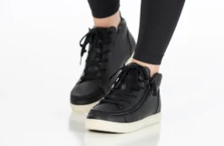 FINAL SALE - Women's Black BILLY Sneaker Lace Mid Tops 19 FINAL SALE - Women's Black BILLY Sneaker Lace Mid Tops -Style Step Shoes Shop BW22135 001 studio standing 2 940x614 6ed14d79 c7fe 459a a0be ee716a42eceb