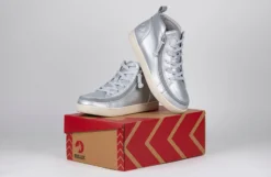 FINAL SALE - Women's Silver Grey Metallic BILLY Sneaker Lace Mid Tops -Style Step Shoes Shop BW22135 040 studio 3 940x614 0cde78b0 6ed0 4204 ae92 7362b9c8d691