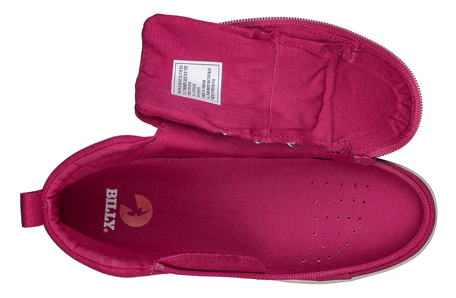 FINAL SALE - Women's Orchid Flower BILLY Sneaker Lace Mid Tops 4 FINAL SALE - Women's Orchid Flower BILLY Sneaker Lace Mid Tops - Image 4