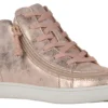 FINAL SALE - Women's Rose Gold BILLY Sneaker Lace Mid Tops